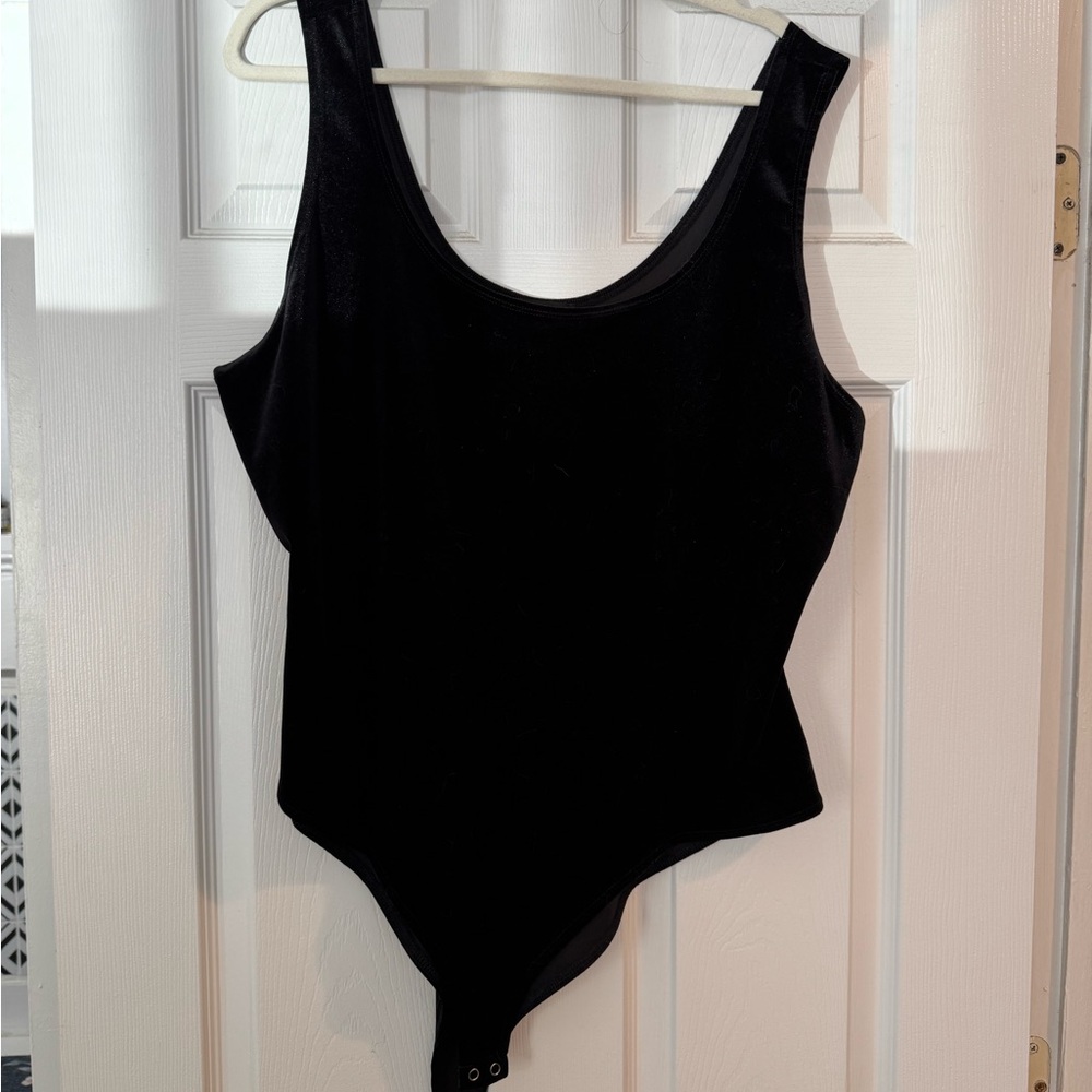 Forever 21+ Black Bodysuit size 3x